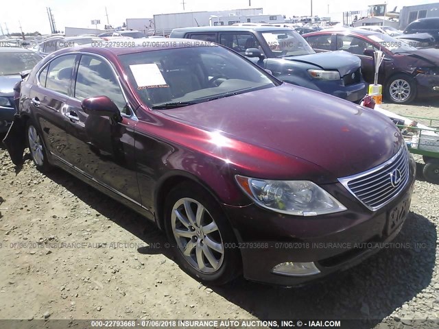 JTHBL46F885067851 - 2008 LEXUS LS 460 栗色 照片 1