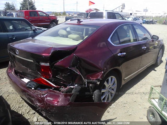 JTHBL46F885067851 - 2008 LEXUS LS 460 栗色 照片 4