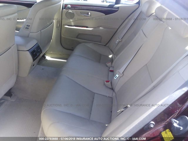 JTHBL46F885067851 - 2008 LEXUS LS 460 栗色 照片 8