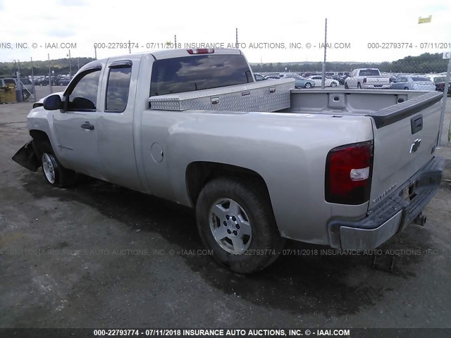 1GCEK19J39Z144507 - 2009 CHEVROLET SILVERADO K1500 BROWN photo 3