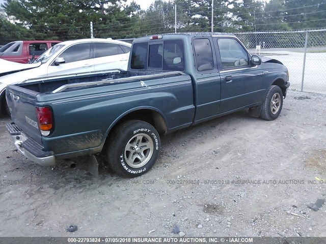 4F4YR16C5WTM46160 - 1998 MAZDA B2500 CAB PLUS GREEN photo 4