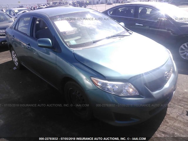 2T1BU4EE5AC428291 - 2010 TOYOTA COROLLA S/LE/XLE GREEN photo 1