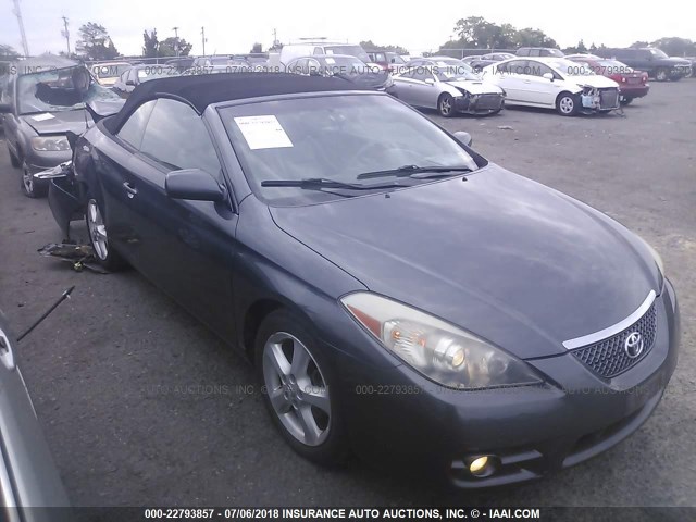 4T1FA38PX8U136856 - 2008 TOYOTA CAMRY SOLARA SE/SLE/SPORT GRAY photo 1