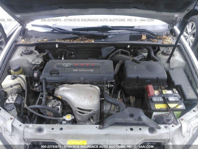 4T1BE32K92U577238 - 2002 TOYOTA CAMRY LE/XLE/SE Gümüş foto 10