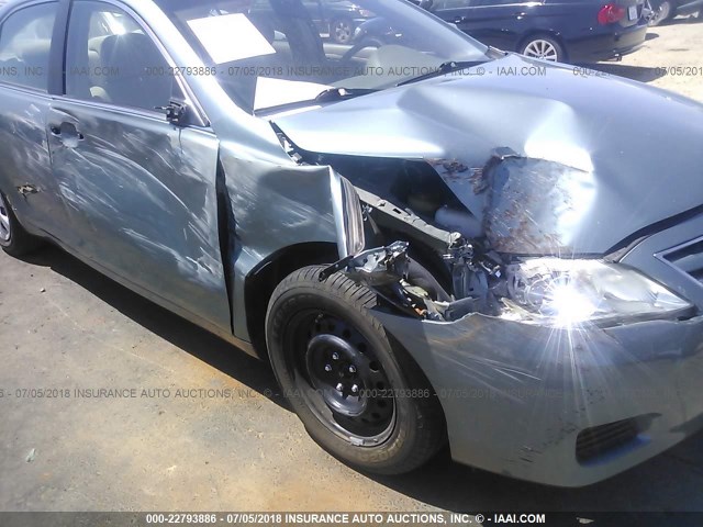 4T1BF3EK0BU622253 - 2011 TOYOTA CAMRY SE/LE/XLE GREEN photo 6