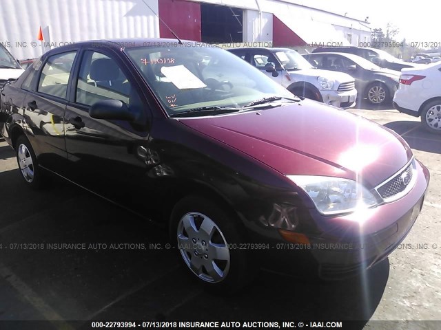 1FAFP34N37W153241 - 2007 FORD FOCUS ZX4/S/SE/SES RED photo 1
