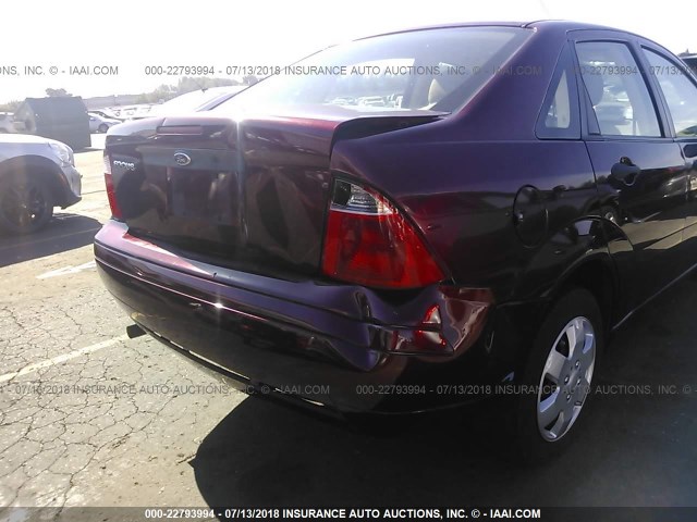 1FAFP34N37W153241 - 2007 FORD FOCUS ZX4/S/SE/SES 红色 照片 6