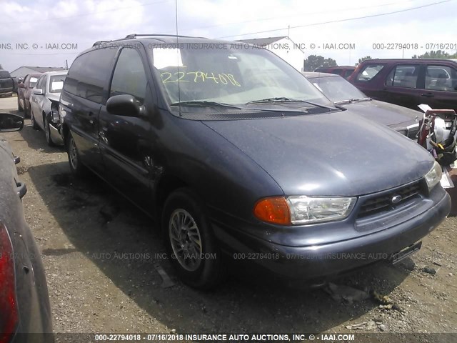 2FMZA5148WBD81487 - 1998 FORD WINDSTAR WAGON BLUE photo 1