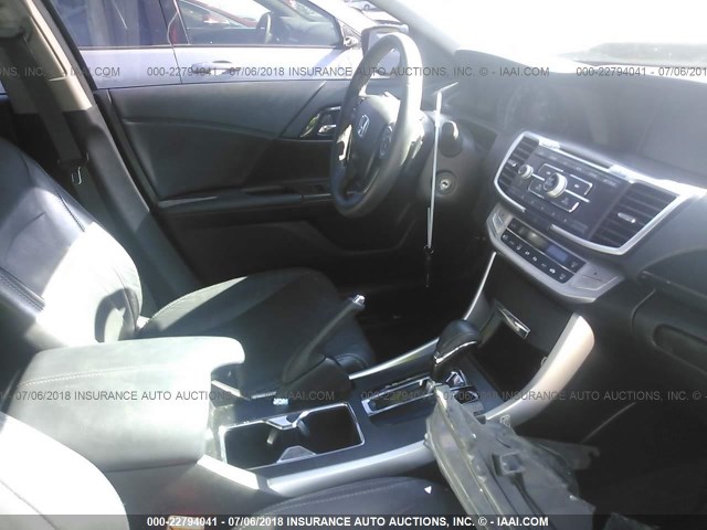 1HGCR2F59FA007728 - 2015 HONDA ACCORD SPORT BLACK photo 5