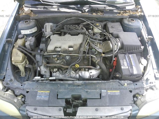 1G1NE52J52M635794 - 2002 CHEVROLET MALIBU LS 蓝色 照片 10