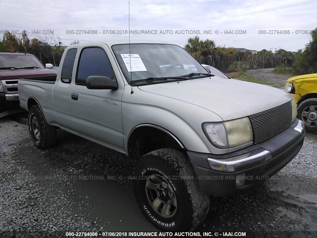 4TASN92N2YZ632332 - 2000 TOYOTA TACOMA XTRACAB PRERUNNER ვერცხლისფერი ფოტო 1