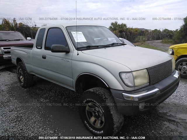 4TASN92N2YZ632332 - 2000 TOYOTA TACOMA XTRACAB PRERUNNER SILVER photo 1