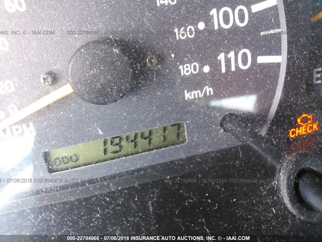 4TASN92N2YZ632332 - 2000 TOYOTA TACOMA XTRACAB PRERUNNER ვერცხლისფერი ფოტო 7