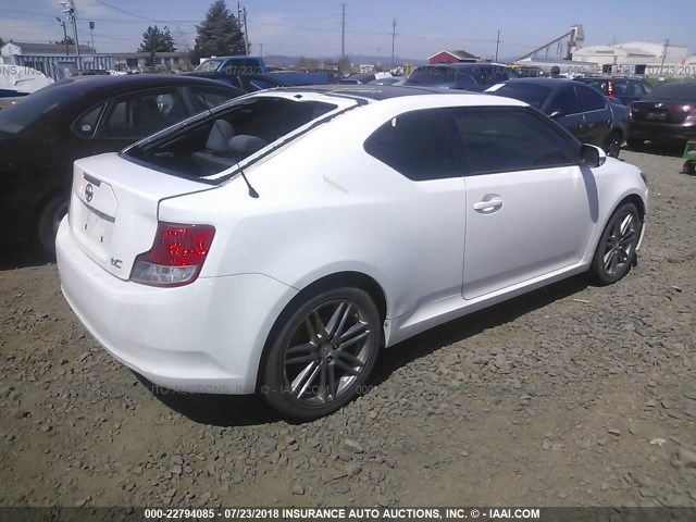 JTKJF5C73B3008077 - 2011 TOYOTA SCION TC 白色 照片 4