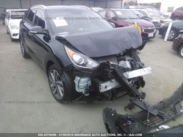 KNDCE3LC7H5080241 - 2017 KIA NIRO EX TOURING BLACK photo 6