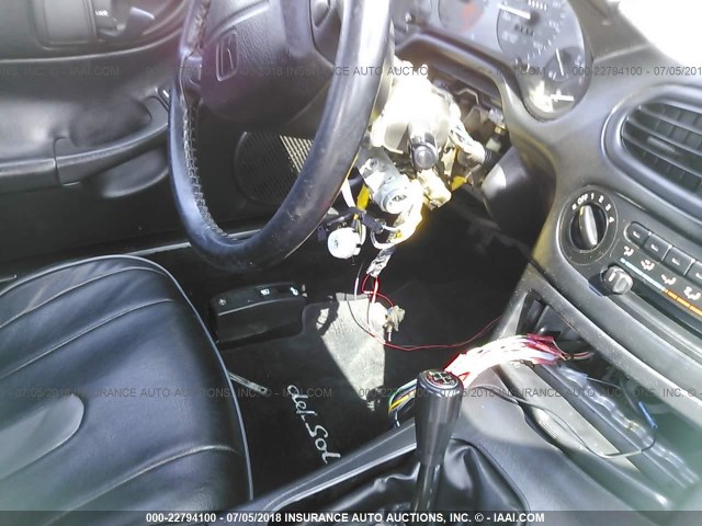 JHMEH6141TS000602 - 1996 HONDA CIVIC DEL SOL S BLACK photo 6