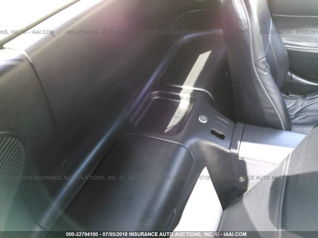 JHMEH6141TS000602 - 1996 HONDA CIVIC DEL SOL S BLACK photo 8