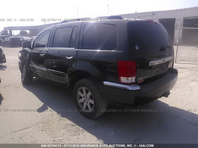 1A8HW58P47F518547 - 2007 CHRYSLER ASPEN LIMITED BLACK photo 3