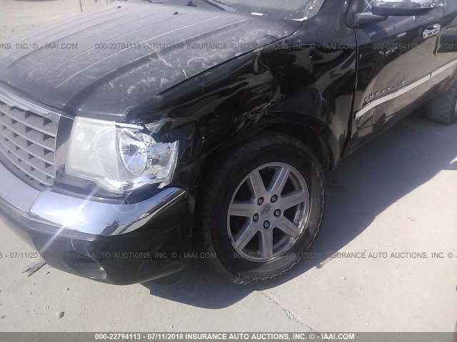 1A8HW58P47F518547 - 2007 CHRYSLER ASPEN LIMITED BLACK photo 6