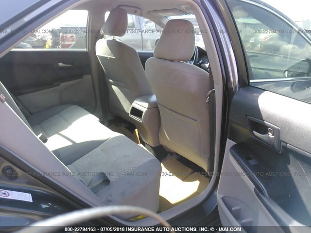 4T4BF1FKXCR176090 - 2012 TOYOTA CAMRY SE/LE/XLE GRAY photo 8