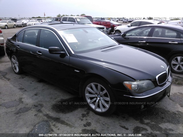 WBAHN83518DT86536 - 2008 BMW 750 LI BLACK photo 1