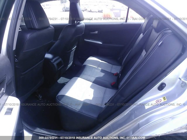 4T1BF1FK6CU133960 - 2012 TOYOTA CAMRY SE/LE/XLE 银色 照片 8