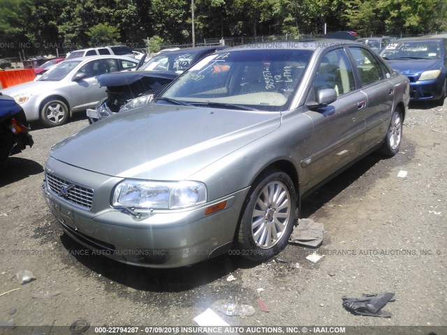 YV1TH592261433047 - 2006 VOLVO S80 2.5T GRAY photo 2