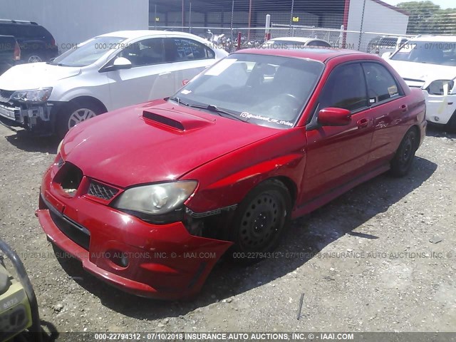 JF1GD79666H501719 - 2006 SUBARU IMPREZA WRX/LIMITED RED photo 2