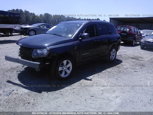 1C4NJCEAXED643316 - 2014 JEEP COMPASS LATITUDE 黑色 照片 2