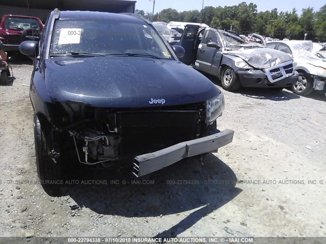 1C4NJCEAXED643316 - 2014 JEEP COMPASS LATITUDE 黑色 照片 6