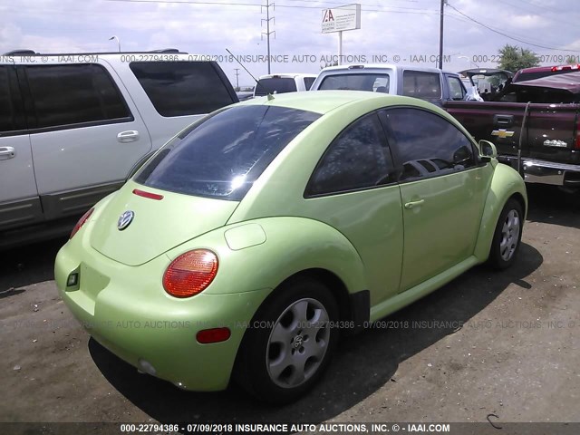 3VWBB61CXWM047019 - 1998 VOLKSWAGEN NEW BEETLE 绿色 照片 4