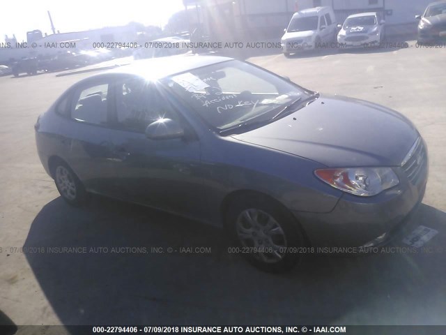 KMHDU46D09U797195 - 2009 HYUNDAI ELANTRA GLS/SE GRAY photo 1