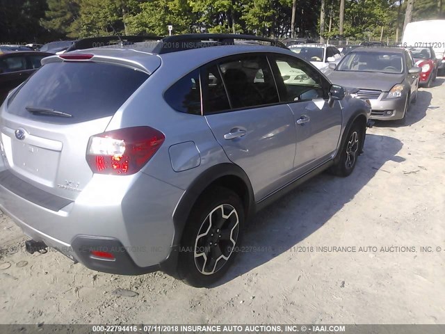 JF2GPASC5F8314973 - 2015 SUBARU XV CROSSTREK SPORT LIMITED SILVER photo 4