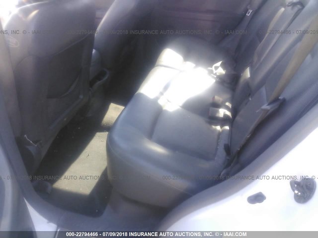 KM8SC73D13U414145 - 2003 HYUNDAI SANTA FE GLS/LX WHITE photo 8