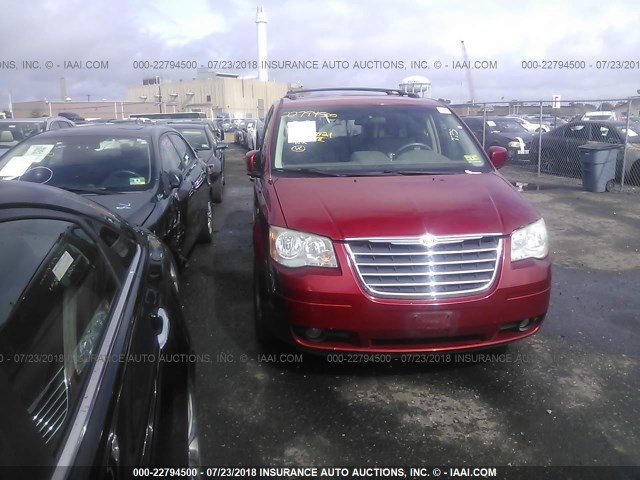 2A8HR54P08R729798 - 2008 CHRYSLER TOWN & COUNTRY TOURING RED photo 1