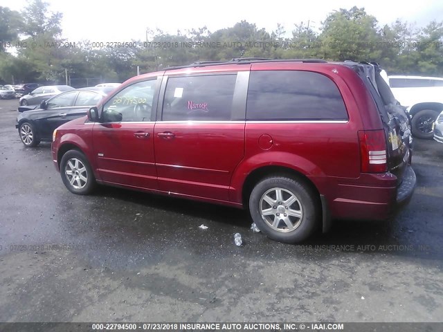 2A8HR54P08R729798 - 2008 CHRYSLER TOWN & COUNTRY TOURING RED photo 3