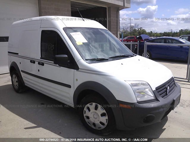 NM0LS7AN1DT148573 - 2013 FORD TRANSIT CONNECT XL WHITE photo 1