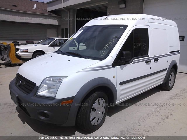 NM0LS7AN1DT148573 - 2013 FORD TRANSIT CONNECT XL WHITE photo 2