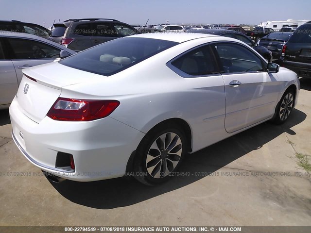 1HGCT1B30DA022633 - 2013 HONDA Accord LX-S WHITE photo 4