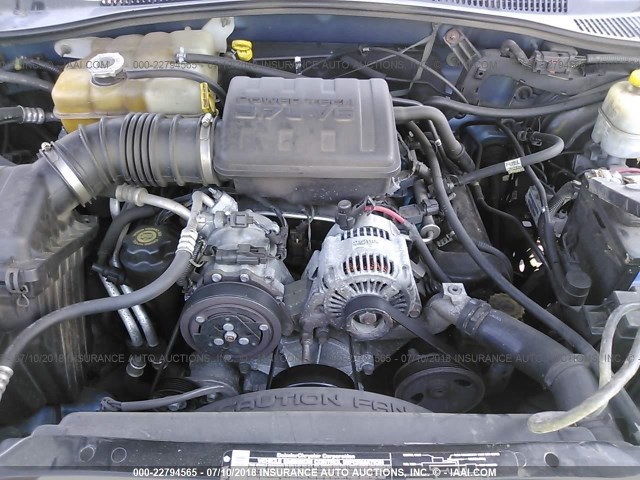 1J4GL48K23W702805 - 2003 JEEP LIBERTY SPORT/FREEDOM ლურჯი ფოტო 10