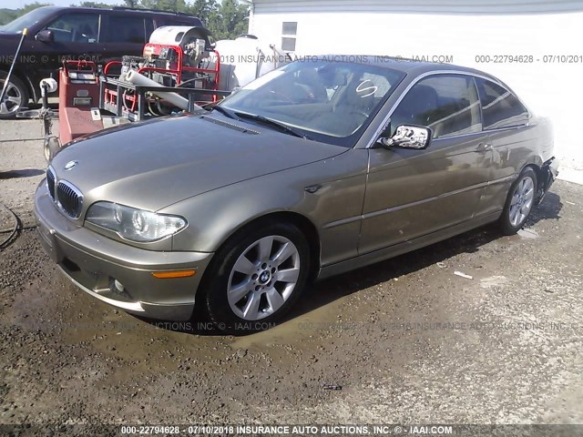 WBABD33446PL09898 - 2006 BMW 325 CI GOLD photo 2