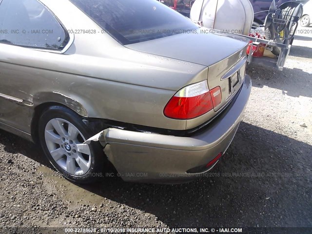 WBABD33446PL09898 - 2006 BMW 325 CI GOLD photo 6