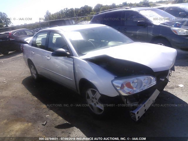 1G1ZT54805F135214 - 2005 CHEVROLET MALIBU LS ვერცხლისფერი ფოტო 1