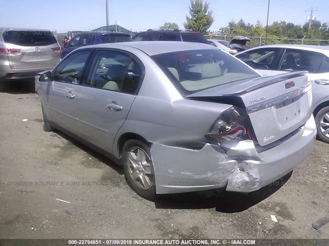 1G1ZT54805F135214 - 2005 CHEVROLET MALIBU LS ვერცხლისფერი ფოტო 3