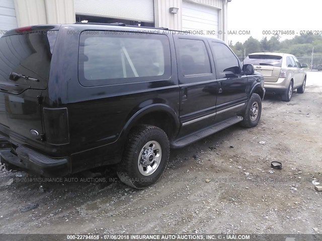 1FMNU43SX3EB24794 - 2003 FORD EXCURSION LIMITED BLACK photo 6