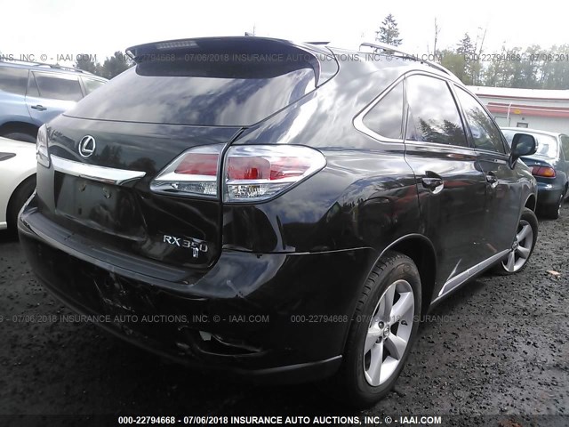 2T2BK1BA6EC239690 - 2014 LEXUS RX 350/BASE/F SPORT BLACK photo 4