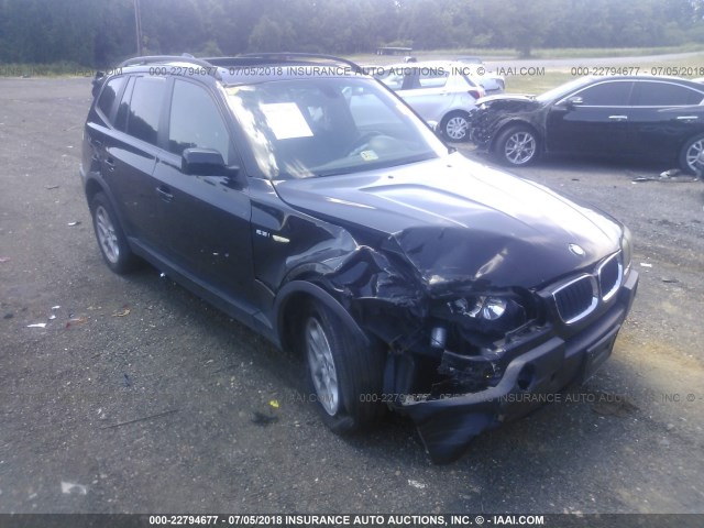 WBXPA73444WC43693 - 2004 BMW X3 2.5I BLACK photo 1