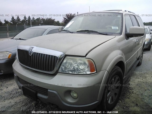 5LMFU28R84LJ43501 - 2004 LINCOLN NAVIGATOR BEIGE photo 2