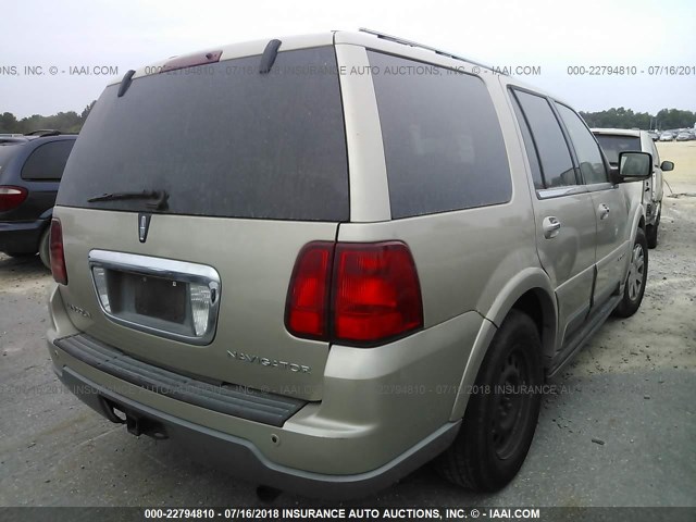 5LMFU28R84LJ43501 - 2004 LINCOLN NAVIGATOR BEIGE photo 4