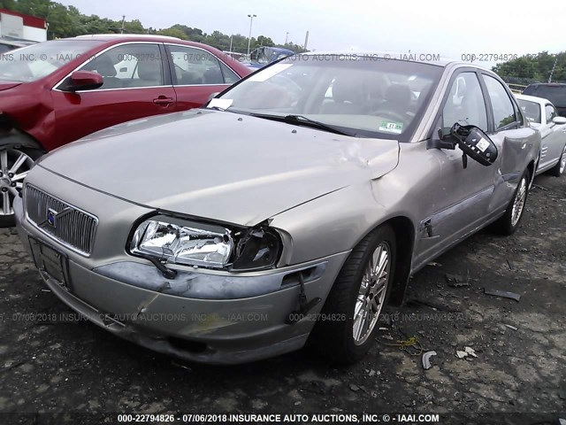 YV1TS94D211213210 - 2001 VOLVO S80 TAN photo 2